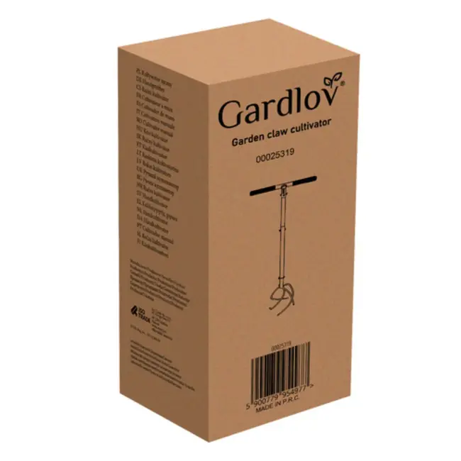 Gardlov bodemlosmaker tuin – handcultivator met spiraalvormige tanden – ideaal voor borders