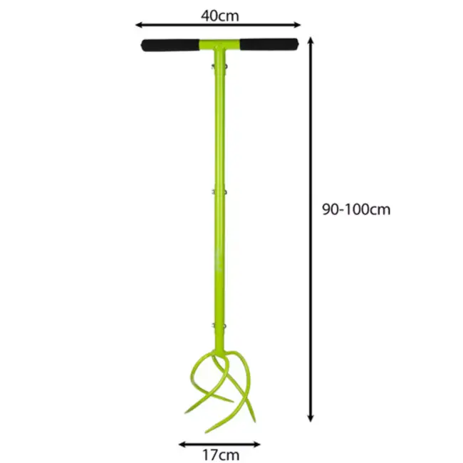 Gardlov bodemlosmaker tuin – handcultivator met spiraalvormige tanden – ideaal voor borders