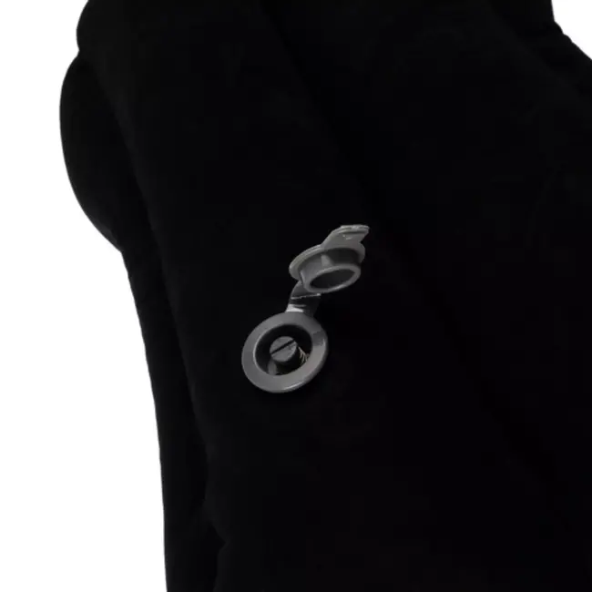 Trizand opblaasbaar reiskussen – ergonomisch slaaphulpmiddel – met gezichtsuitsparing en armopeningen