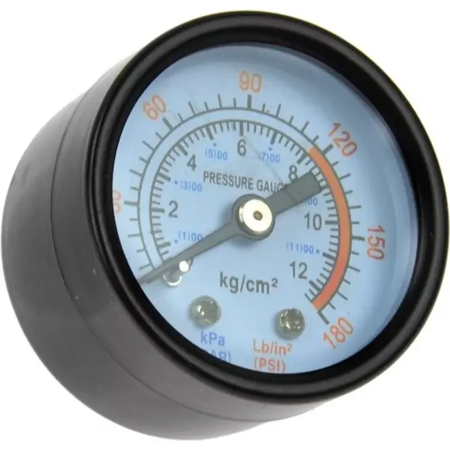 GEKO Drukmeter voor luchtcompressor - 24-50L - Diverse montageopties - Geschikt voor verschillende PSI-ranges