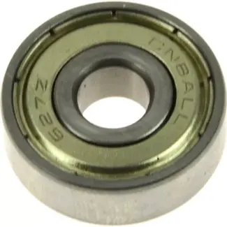 GEKO Miniatuur kogellager - Staal - Metalen stofkappen - 7x22x7 mm - Voor haakse slijper