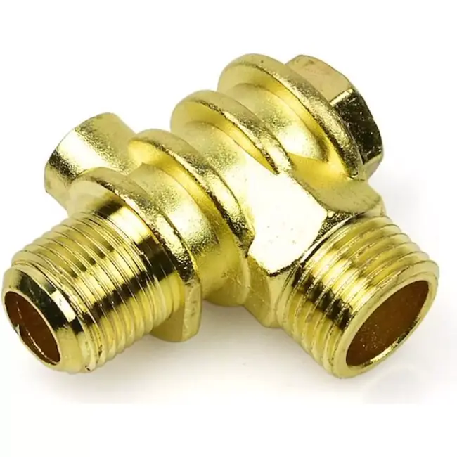 GEKO One-way ventiel - Pneumatisch - Terugslagvrij - Messing - 14mm - Veiligheidsfunctie