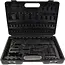 GEKO Blow-molded koffer - 108-delige doppenset - Chroom vanadium - 6-punts flank - Opbergkoffer
