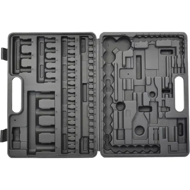 GEKO 94-delige dopsleutelset - Inclusief 1/4" en 1/2" ratels - Voor thuis en werkplaats - Met draagkoffer