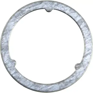 GEKO Gecko ring - Staal - Duurzaam - Maat 8-24 - Zilverkleurig