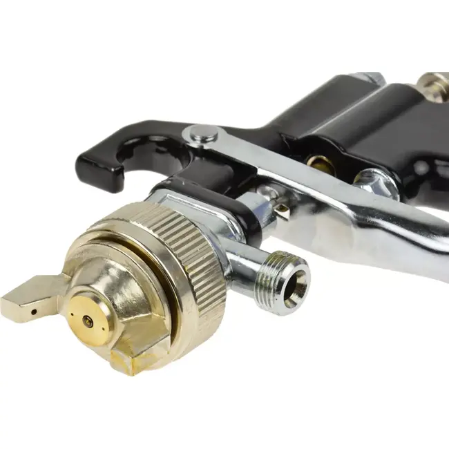 GEKO Verfspuitpistool - 400W - 800 ml tank - 0,45 kg - Zwart