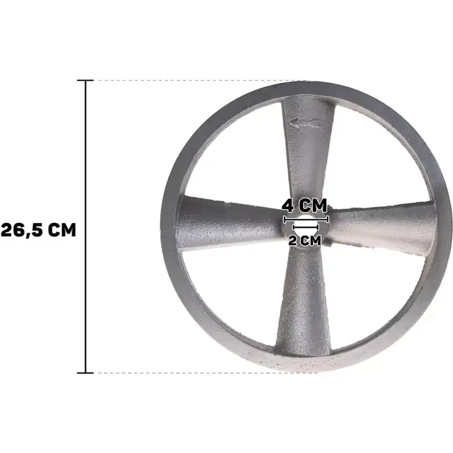 GEKO Compressor poelie - Geschikt voor model G80310 - 5,35 kg - Voor 200L compressor