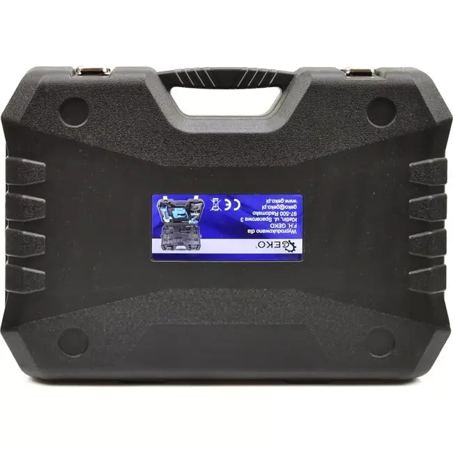 GEKO Aluminium gereedschapskoffer - Multicolor - Voor batterijgereedschap - Veilig transport en opslag