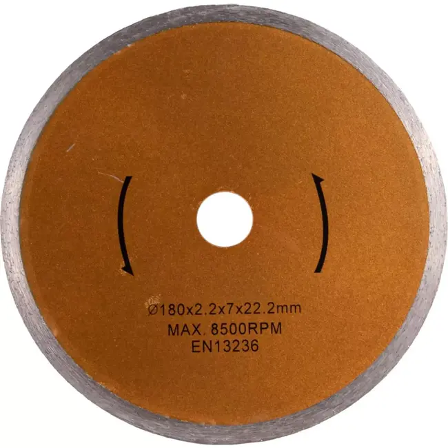 GEKO Diamant snijblad - Tegelsnijder - Continu rand - Nat/droog gebruik - 4 inch