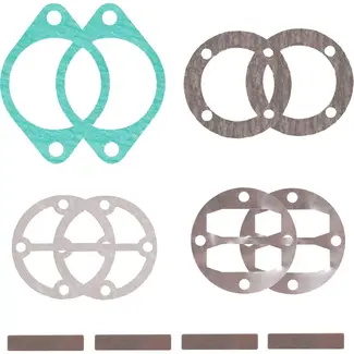 GEKO Gasketset - Voor 50L tweepistoncompressors - Inclusief cilinder- en klepplaatpakkingen