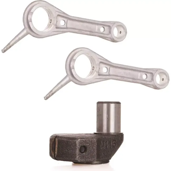 GEKO Krukas en drijfstangset - 2 stuks - Geschikt voor 14mm en 12mm pin - Inclusief naaldlager