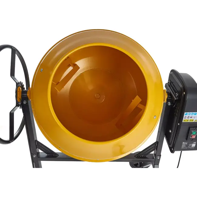 GEKO Betonmixer - 120L - 550W Motor - Stabiele Stalen Constructie - Gemakkelijk Verplaatsbaar