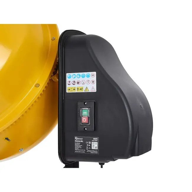 GEKO Betonmixer - 160L - 800W - Staal - Met transportwielen - Voor professioneel en doe-het-zelf gebruik