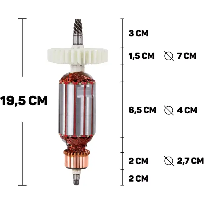 GEKO Rotor - Autopoetsen - Geschikt voor Profi 1400W - Specifiek voor G80296