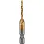 GEKO HSS Tapboor - M3 x 0.5 mm - Titanium Coating - 1/4" HEX Schacht - Voor Metaal en Kunststof
