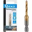 GEKO HSS Tapboor - M4 x 0.7mm - Titanium Coating - 1/4" HEX - Voor Metaal en Kunststof