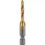 GEKO HSS Tapboor - M4 x 0.7mm - Titanium Coating - 1/4" HEX - Voor Metaal en Kunststof