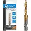 GEKO HSS Tapboor - M5 x 0.8 mm - Titanium Coating - 1/4" HEX - Voor Metaal en Kunststof