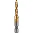 GEKO HSS Tapboor - M5 x 0.8 mm - Titanium Coating - 1/4" HEX - Voor Metaal en Kunststof