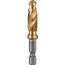GEKO HSS Tapboor - M10 x 1,50 mm - Titanium Coating - 1/4" HEX - Voor Metaal en Kunststof