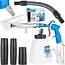 GEKO Reinigingspistool met adapters - Lage luchtverbruik - 1000 ml tank - 6-9,2 bar - Inclusief slang en nozzles