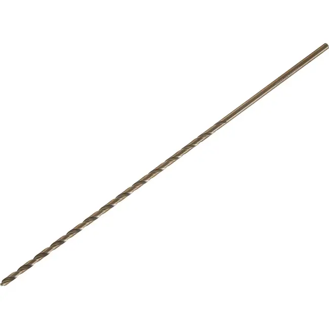 Tvardy HSS Lange Metaalboor - 3.5 mm - 210 mm - Goudkleurig - Diepe Gaten - Zelfcentrerende Punt