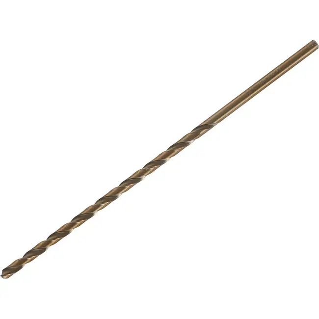 Tvardy HSS Metaalboor - Lang - Goudkleurig - 5.5 x 205mm - Voor Diep Boren - DIN1869