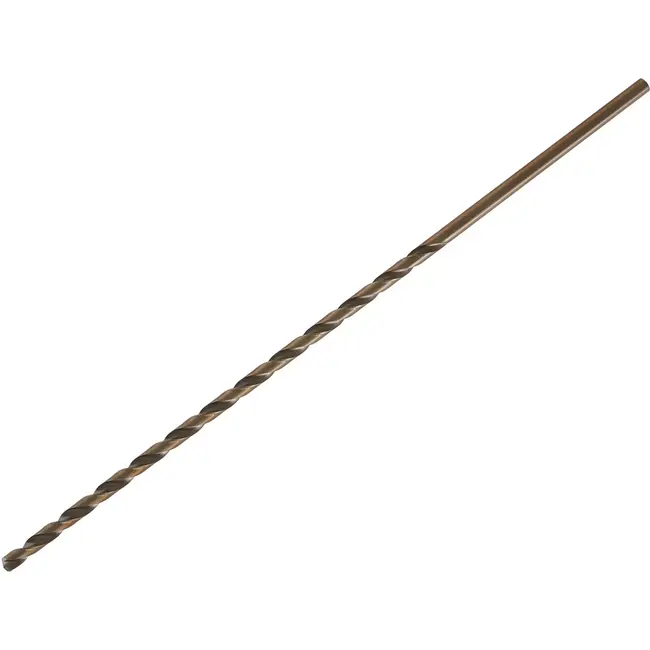 Tvardy HSS Lange Metaalboor - 8.0 mm - 390 mm - Goudkleurig - Voor Diepe Gaten