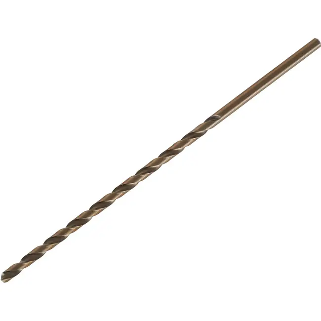 Tvardy HSS DIN1869 - Lange metaalboor - 8.5 mm - 305 mm - Goudkleurig - Voor diepboren