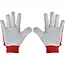 GEKO Winterhandschoenen - Geitenleer - Isolerend - Klittenband Sluiting - Maat 8 - Rood/Wit - 12 stuks