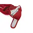 GEKO Winterhandschoenen - Geitenleer - Isolerend - Klittenband Sluiting - Maat 8 - Rood/Wit - 12 stuks