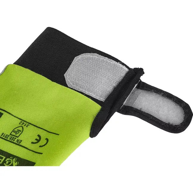 GEKO Goatskin werkhandschoenen - Velcro sluiting - Gele elastische rug - Maat 9 - 12 stuks