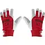 GEKO Geitenleren werkhandschoenen - Klittenband sluiting - Ademend katoen - Maat 11 - Rood - 12 stuks