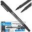 GEKO Dubbelzijdige marker - Waterproof - 2 puntdiktes - 10 stuks - Zwart