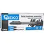 GEKO Dubbelzijdige marker - Waterproof - 2 puntdiktes - 10 stuks - Zwart