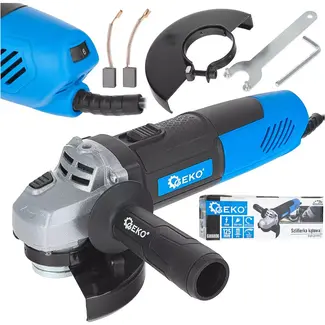 GEKO Hoekslijper - 125mm - 900W - 6 snelheden - Koperwikkeling - Ergonomisch ontwerp
