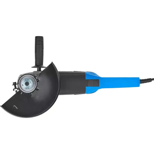 GEKO Hoekslijper - 230mm - 2100W - Koperwikkeling - 180° Draaibare Greep - Inclusief Reserve Koolborstels