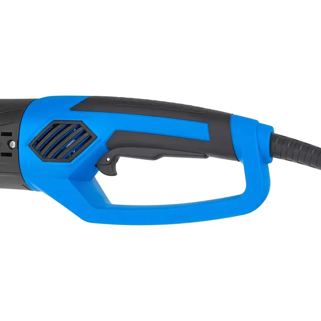 GEKO Hoekslijper - 230mm - 2100W - Koperwikkeling - 180° Draaibare Greep - Inclusief Reserve Koolborstels