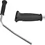 GEKO Ergonomische linkerhandgreep - Borstelmaaier - 19 mm buisdiameter - Antislip - Aluminium en kunststof