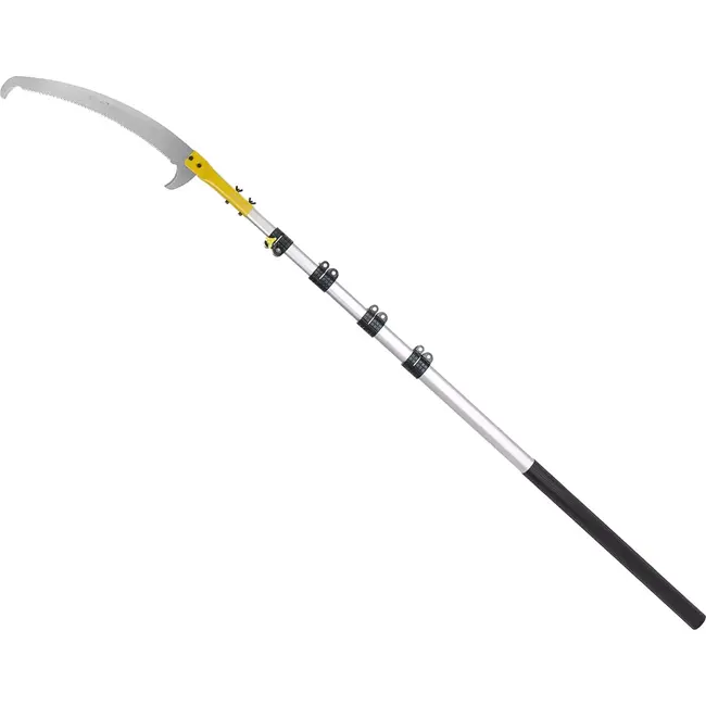 John Gardener Telescopische zaag - SK5 staal - 36 cm blad - Haakpunt - 5,5 m handgreep - Aluminium