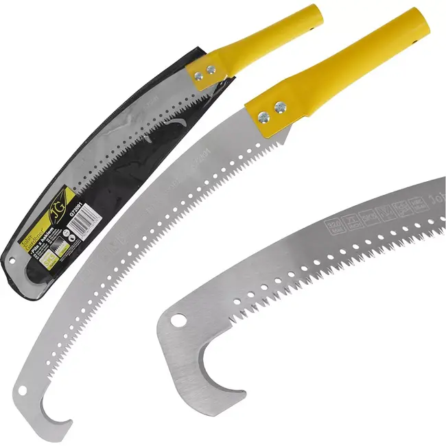 John Gardener SK5 zaag - 32 cm - Haakhandvat - Voor tuin en bos - Veilig en precies snijden
