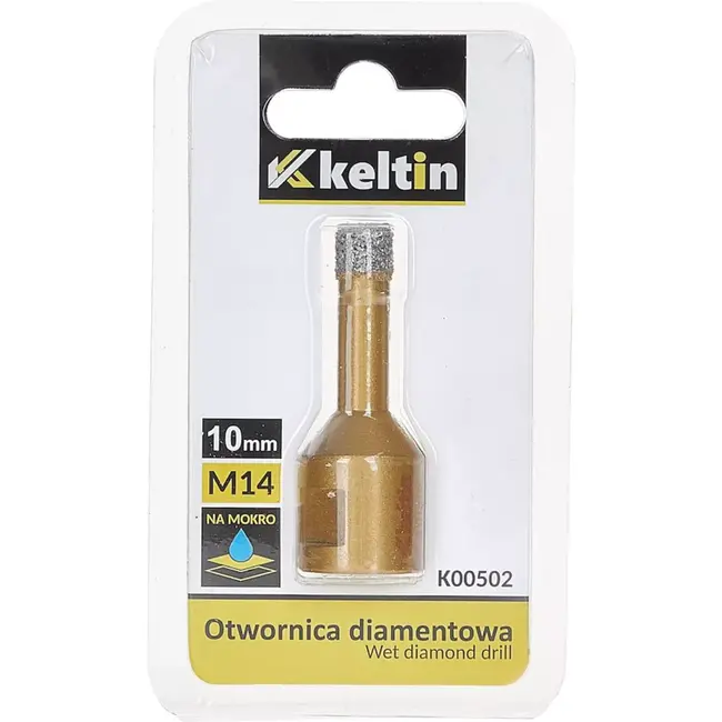 Keltin Diamant gatenzaag - 10 mm - M14 - Voor keramiek en steen - Nat en droog gebruik