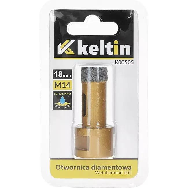 Keltin Diamond gatenzaag - 18 mm - M14 - Voor nat en droog boren - Hoge duurzaamheid