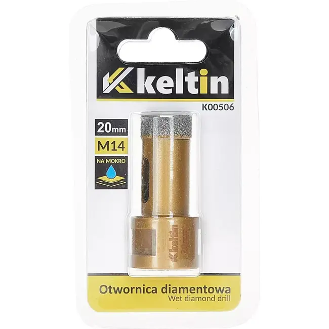 Keltin Diamond gatenzaag - 20 mm - M14 - Voor keramiek en steen - Nat en droog gebruik