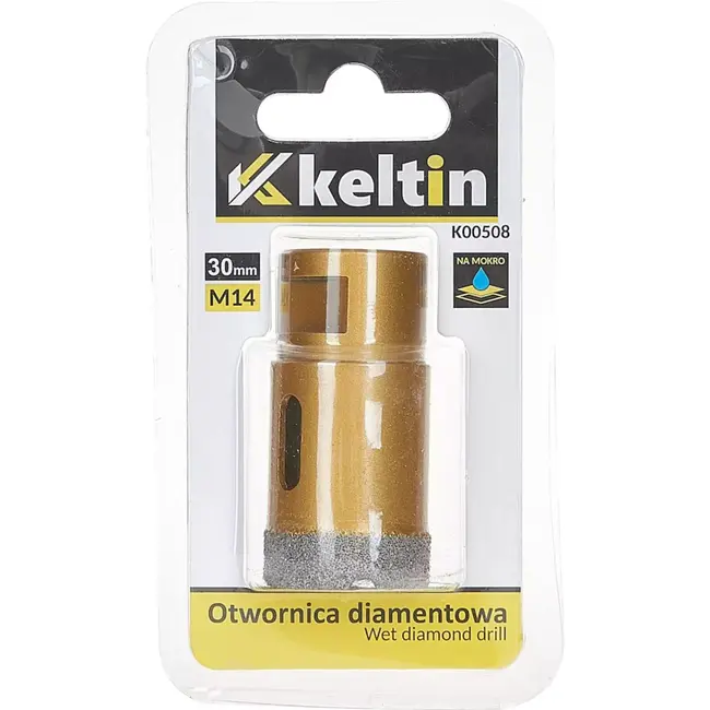 Keltin Diamantboor - 30mm - M14 - Voor keramiek en steen - Nat en droog gebruik