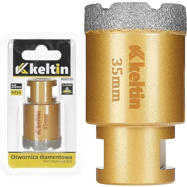 Keltin Diamond gatenzaag - 35 mm - M14 - Voor keramiek en steen - Nat en droog gebruik
