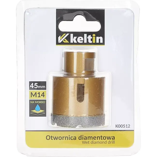 Keltin Diamant gatenzaag - 45 mm - M14 - Voor keramiek en steen - Nat en droog gebruik