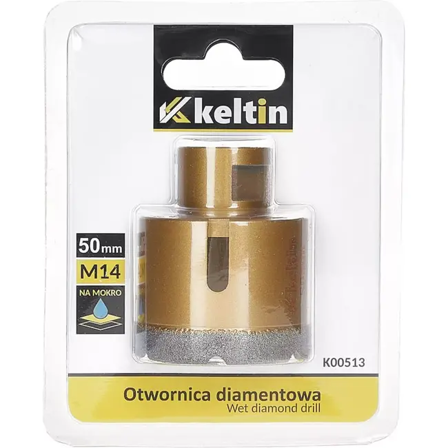 Keltin Diamant gatenzaag - 50 mm - M14 - Voor keramiek en steen - Nat en droog gebruik