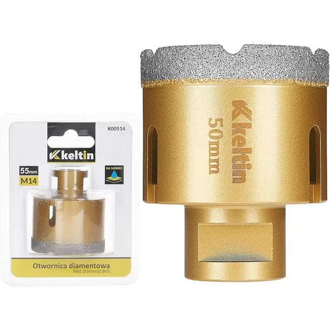 Keltin Diamond gatenzaag - 55 mm - M14 - Voor keramiek en steen - Nat en droog gebruik