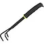 John Gardener Ergonomische tuincultivator - Poedergecoat staal - Drie tanden - 34 cm - Non-slip handgreep